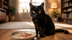 Prečo mačka zje len omáčku a kúsky nechá?